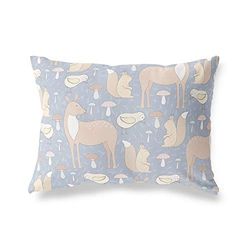 BonaMaison Fundas para Cojínes, Patrón Aleatorio Funda de Almohada para Sofá Coche Silla Oficina Cama Decorativa Moderna Decoración del Hogar, 35x50 Cm - Diseñado y Fabricado en Turquía