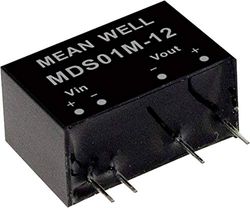 Mean Well MDS01M-15 DC-converter module 67mA 1W Aantal uitgave: 1 x