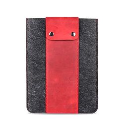 MegaGear Fodral till surfplatta i äkta läder för iPad Pro 11 tum, alla generationer iPad Air & iPad (röd, 28 cm)