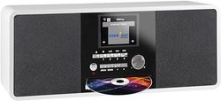 Imperial DABMAN i200 CD Digital 20W Negro, Blanco - Radio CD (Digital, DAB+,FM,UKW, Jugador, CD, 20 W, 7,62 cm (3"))