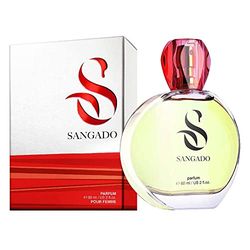 SANGADO Tabaco e baunilha perfume para mulheres, longa duração de 8 a 10 horas, cheiro luxuoso, especial oriental, francês fino, extra concentrado (parfum), um grande presente para mulheres, 60 ml