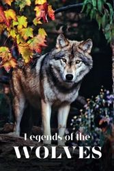 Legends of the Wolves: Disguised Password Log Book, (6 in x 9 in) 117 Pages, Internet Password Organizer