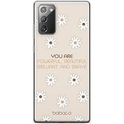 ERT GROUP etui na telefon Samsung GALAXY NOTE 20, case oryginalny i oficjalnie licencjonowany przez Babaco, wzór Positive vibes 003, optymalnie dopasowane, plecki z TPU