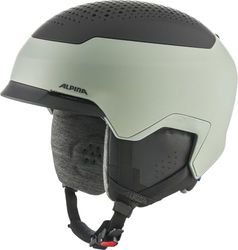 ALPINA Gems Casque de Ski Adulte Unisexe, Vert Fluo/Noir Mat, 55-59