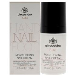 Spa Moistuirizing Nail Cream - Crema idratante per unghie con acido ialuronico, per unghie fragili, 15 ml