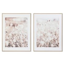 CUADRO PS LIENZO 75X4X100 FLORES ENMARCADO 2 SURT.