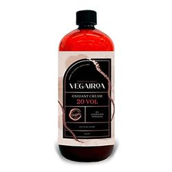 VEGAIROA - Crema ossidante 20 volumi - Crema ossidante con olio di Jojoba - Mescolare con tintura o polvere sbiancante - Maggiore precisione -Vegan Professional Hairdressing- 1000ml