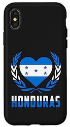 Coque pour iPhone X/XS Drapeau Honduras Téléphone Hondurien