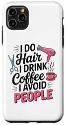 Funny Hairstylist Hairdresser Hair Salon Coffee Lover Case for iPhone 11 Pro Max