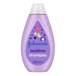 Johnson's Bedtime Shampooing 500 ml - Laisse les cheveux doux et brillants - Enrichi en essences calmes naturelles apaisantes - Conçu pour les peaux et les cheveux délicats