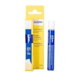 Avery Stylo de retrait d'étiquettes, application précise, ne laisse pas de résidus, dissolvant de trucs collants.
