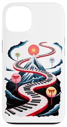 Piano Path Mountain Sunrise Torii Gate Surreal Japan Case for iPhone 13