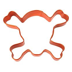 Dexam Skull Cookie Cutter-Orange, Aluminium