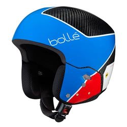 Bollé - MEDALIST CARBON PRO MIPS, Race Blue Shiny, geen lensreferentie, small-medium, helmen winter, uniseks, volwassenen