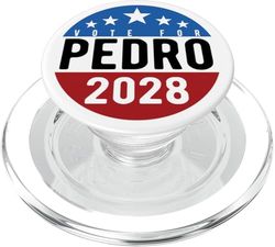 Vote Pedro for President 2028 USA Funny PopSockets PopGrip per MagSafe