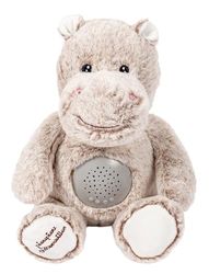 Pioupiou et Merveilles - Leo l'Hippo - pluche nachtlampje met muziek - sterrenprojector - begeleidt baby om in slaap te vallen - 7 slaapliedjes + 5 witte geluiden - lichten 3 kleuren en 4 modi - 16717