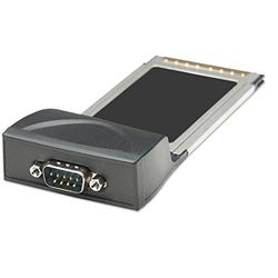 Manhattan Serial PC Card Carte et Adaptateur d'interface - Accessoire (CardBus, UART 16C950, 0,115 Mbit/s, avec Fil, Windows 2000/XP/Server 2003/Vista, 32-bit PC Cardbus II PCMCIA)