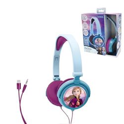 Disney HP010FZ Auriculares estéreo, faixa de cabeça ajustável e dobrável, azul