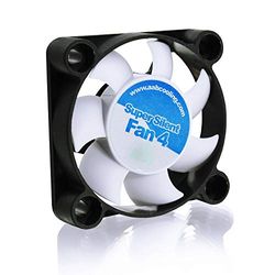 AABCOOLING Super Silent Fan 4-40mm Ventilateur pour Boîtier et Imprimante 3D Silencieux et Efficace avec 4 Pads Anti Vibrations, 12V, Ventilation PC, 4cm, Ventilo PC, Fan PC, 14,9 DB, 8,26 m3/h