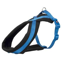 Trixie Premium Cablaggio con Pile Imbottitura, M, 45-70 cm x 25 mm, Blu