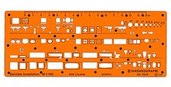 Graphoplex Trace Gezondheidsmodel 1/100e I oranje transparant