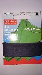 Prym 903057 snedband bomull, 40/20 mm, 3 m, marin, 100% CO, falsning