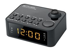 Muse M-178P Color Negro- Radio(Reloj, Digital, FM, MW, LED, 2,29 cm (0.9")