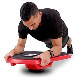 GoSports Fitness Core Hub Plank Board met Smart Phone Integratie voor Full Body Workouts - Blauw of Rood