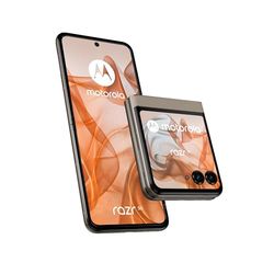 Motorola Razr 50 (8/256GB, AI, display esterno 3.63” pOLED, interno 6.9" pOLED, 50+13MP, selfie 32MP, MediaTek Dimensity 7300X, 4200mAh, ricarica 33W, wireless 15W, Dual SIM, Android 14) Beach Sand