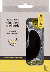 Beter - Konjac Vegetable Fibre Eye Contour Patches - Coffee O'clock - Pack of 10 Pairs of Patches