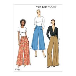 Vogue - Cartamodello per cucito, carta, colore bianco