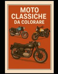 Moto classiche: da colorare
