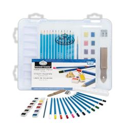 Royal Watercolor Pencils/Cakes Set of 29 PCs