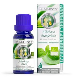 MARNYS - Olio essenziale basilico puro al 100%, chimiotipato, 15 ml