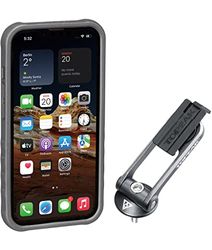 Topeak Ridecase Protective Phone case with Bicycle Mount for iPhone 13 Mini, Black