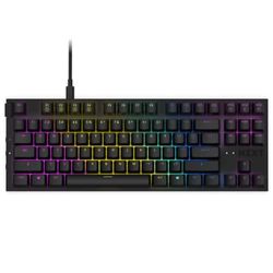 NZXT Function 2022 TKL Mechanical PC Gaming Keyboard - Illuminated - Linear RGB Switches - MX Compatible Switches - Hot Swap - Durable Aluminum Top Plate - Gaming Keyboard UK | EN (QWERTY) Black