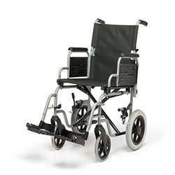 Days Whirl Attendent Propelled Wheelchairs, Designed to Be a Simple Yet Versatile, Ensures Great Manoeuvrability, Durable, 41cm (16")