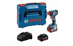 Bosch Professional 18V System Avvitatore a Massa Battente a Batteria Gdx 18V-200 C (Incl. 2 Batterie da 5,0 Ah, in Valigetta L-Boxx)