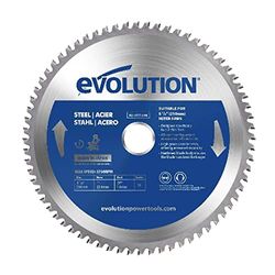 Evolution M210TCT-50MS - Lame de scie de 210 mm pour la coupe d’acier doux - Produit quasiment pas de chaleur, d’ébarbures ni d’étincelles