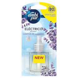 Ambi Pur Lavanda recarga de ambientador elétrico 21,5 ml, para remover odores