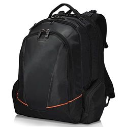 Everki Flight - Sac à dos pour ordinateur portable jusqu'à 16 pouces (40,6 cm) avec un concept de compartiments bien pensé, un compartiment pour iPad / tablette et d'autres fonctions de qualité, noir