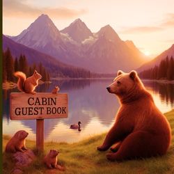Cabin Guest Book: A Book of Memories Made and Shared - Notes from Our Visitors in the Quiet of the Mountains