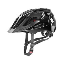 uvex quatro - veilige mtb-helm voor dames en heren - individueel verstelbare pasvorm - wasbare binnenvulling - all black - 56-60 cm