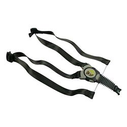 Bibia Mud Flap Touring, Camera d'Aria per Bicicletta. Unisex Adulto, Nero-Nero, 28 cm