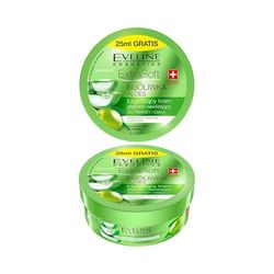 Eveline Cosmetics Extra Soft Bio Aloe Vera Soothing Deep Moisturizing Cream for Face and Body - Hydrates, Soothes, and Protects - 175ml