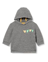 s.Oliver Jongens sweatshirt met capuchon, grijs/zwart, 86 cm