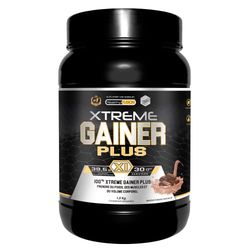 Healthy Fusion, Extreme Gainer Plus | Protéines de lactosérum, magnésium, avoine & maca | Riche en glucides | Favorise la prise de poids & la masse musculaire | Saveur chocolat | 1,5 kg