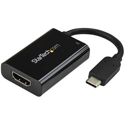 StarTech.com Adaptador USB-C para HDMI - 4K 60Hz - compatível com Thunderbolt 3 - com entrega de energia PD - conversor USB tipo C