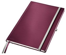 Leitz Style - Cuaderno de Tapa Rígida, A4, Rojo