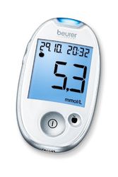 Beurer GL 44 mmol/L Blood Glucose Monitoring System, White